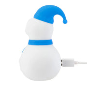 Snowy Kiss Clitoral Stimulator Snowman (Blue & White)