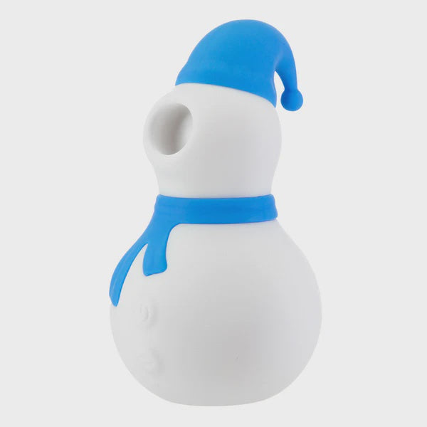 Snowy Kiss Clitoral Stimulator Snowman (Blue & White)