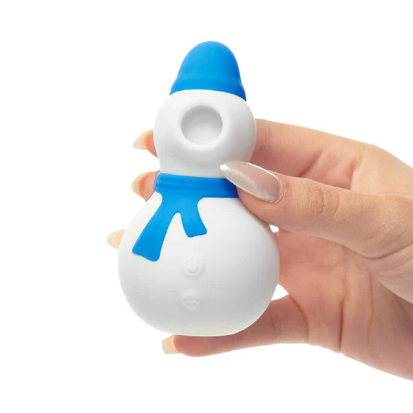 Snowy Kiss Clitoral Stimulator Snowman (Blue & White)