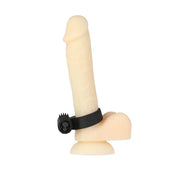 PowerBullet Cosmic Ring Vibrating Cock Ring Black