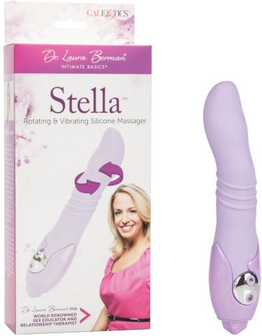 Dr. Laura Berman Intimate Basics Collection Stella 5-Function Silicone Rotating and Vibrating Massager