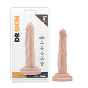 Dr. Skin 5 Inch Mini Cock in Beige