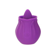 M’Lady - Flickering Tongue & Vibrating Clitoral Stimulator Purple