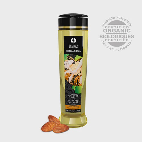 Shunga Massage Oil Organica Almond Sweetness