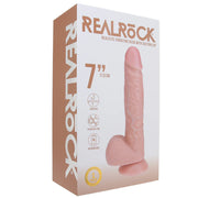 RealRock 7 Inch Vibrating Dildo in Light