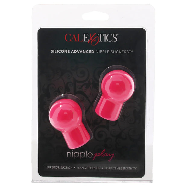 Nipple play Silicone Advanced Nipple Suckers in Pink