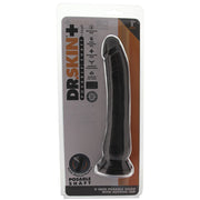 Dr. Skin Plus 9 Inch Posable Dildo in Black