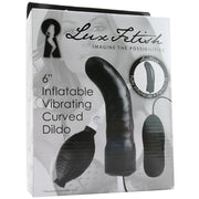 6 Inch Inflatable Vibrating Curved Dildo