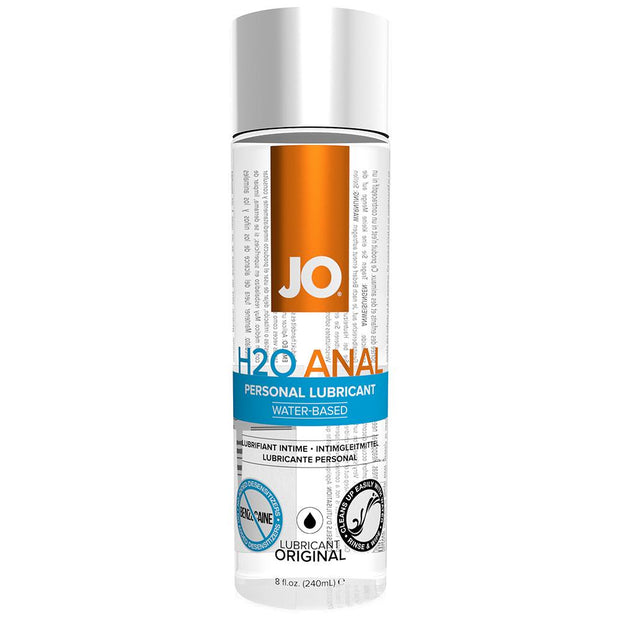 H2O Personal Anal Lubricant in 8oz/237ml