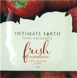 Intimate Earth Oral Pleasure Guide - 3ml/.1oz, Strawberry