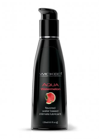 Aqua Flavored Lube 4oz/120ml in Watermelon