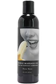 Edible Massage Oil 8oz/237ml in Banana