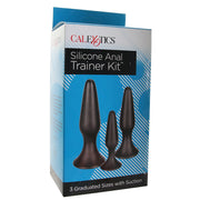 Silicone Anal Trainer Kit in Black CE