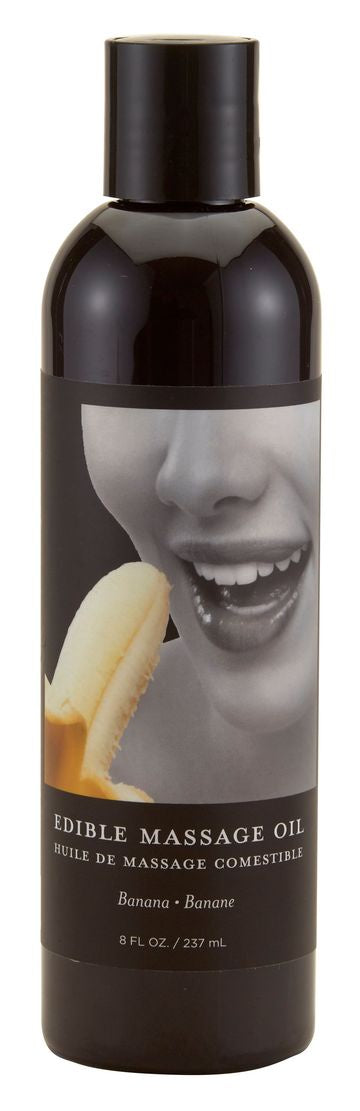 Edible Massage Oil 8oz/237ml in Banana